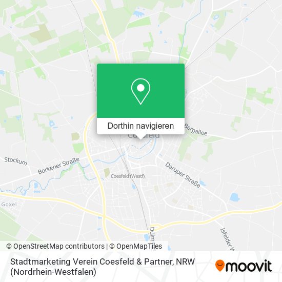 Stadtmarketing Verein Coesfeld & Partner Karte