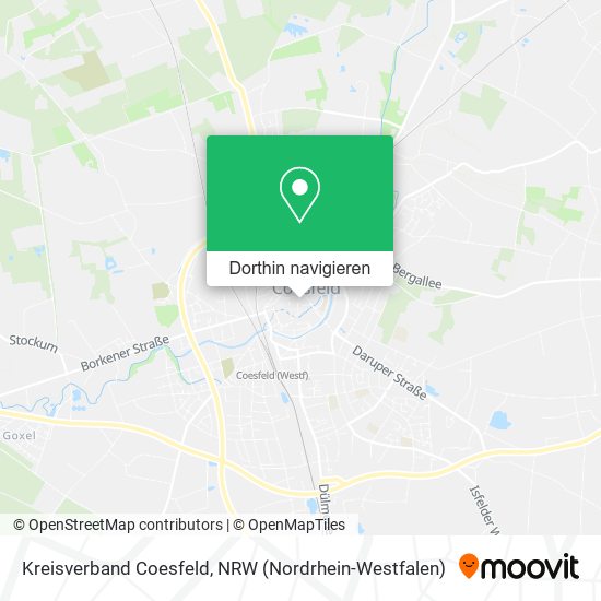 Kreisverband Coesfeld Karte