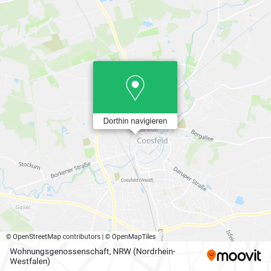 Wohnungsgenossenschaft Karte