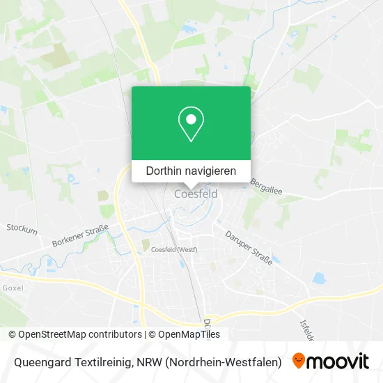 Queengard Textilreinig Karte