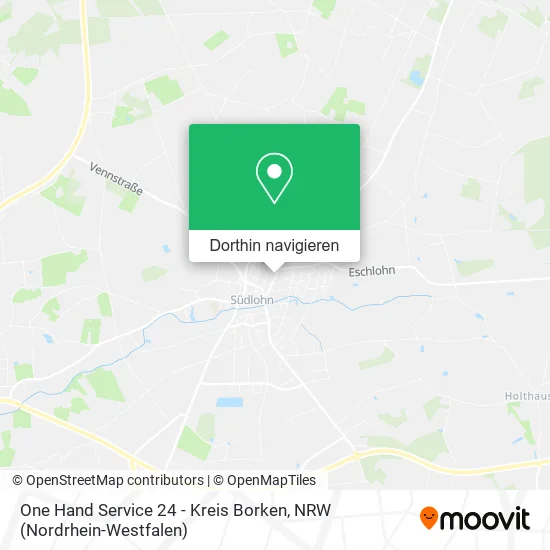One Hand Service 24 - Kreis Borken Karte