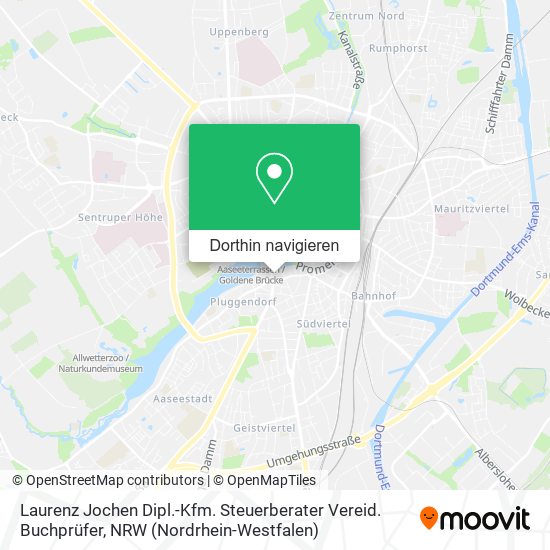 Laurenz Jochen Dipl.-Kfm. Steuerberater Vereid. Buchprüfer Karte