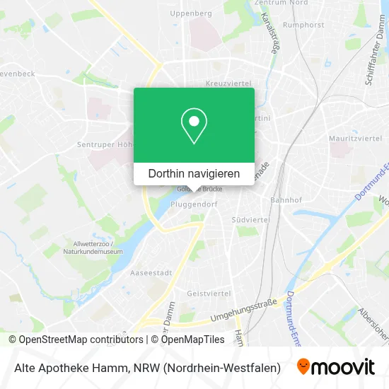Alte Apotheke Hamm Karte