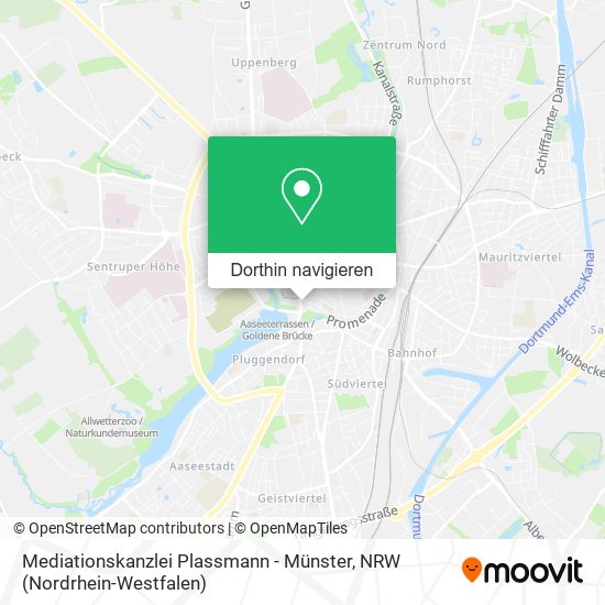 Mediationskanzlei Plassmann - Münster Karte