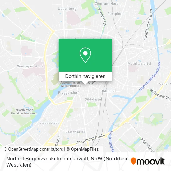 Norbert Boguszynski Rechtsanwalt Karte