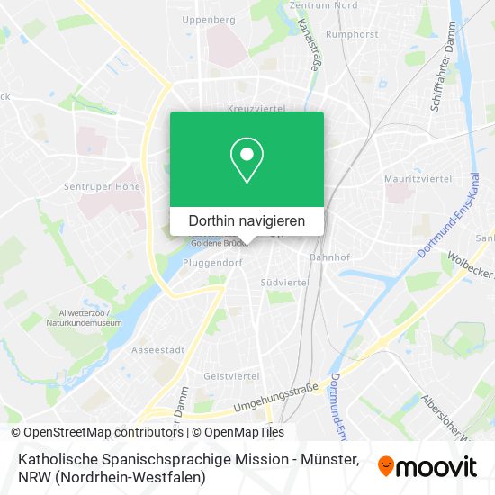 Katholische Spanischsprachige Mission - Münster Karte