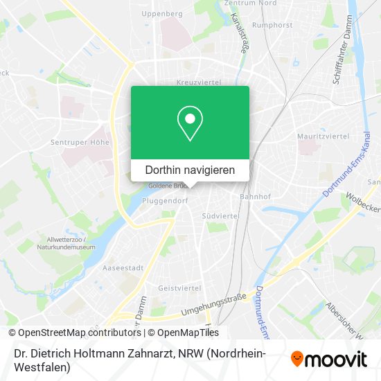Dr. Dietrich Holtmann Zahnarzt Karte