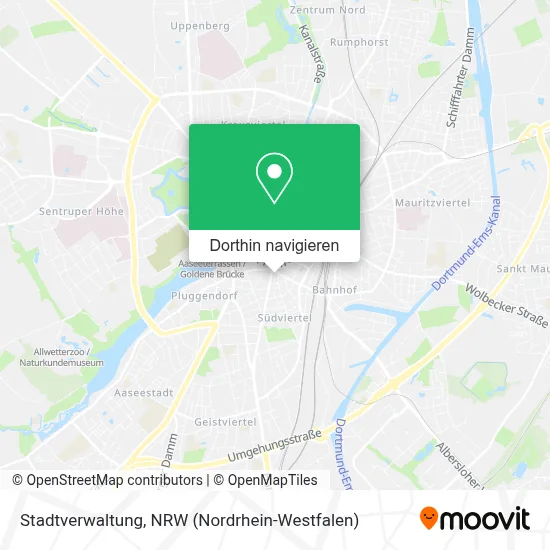 Stadtverwaltung Karte