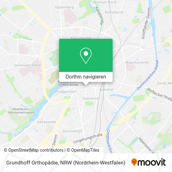 Grundhoff Orthopädie Karte