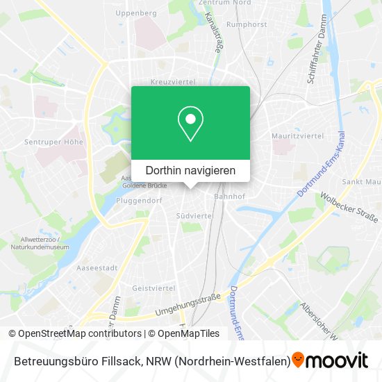 Betreuungsbüro Fillsack Karte