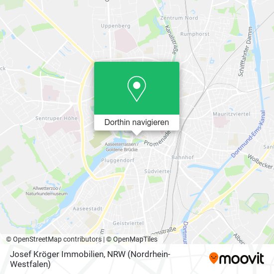 Josef Kröger Immobilien Karte