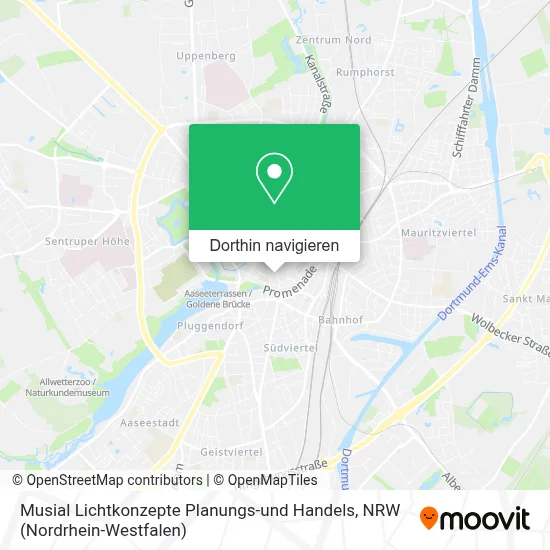 Musial Lichtkonzepte Planungs-und Handels Karte