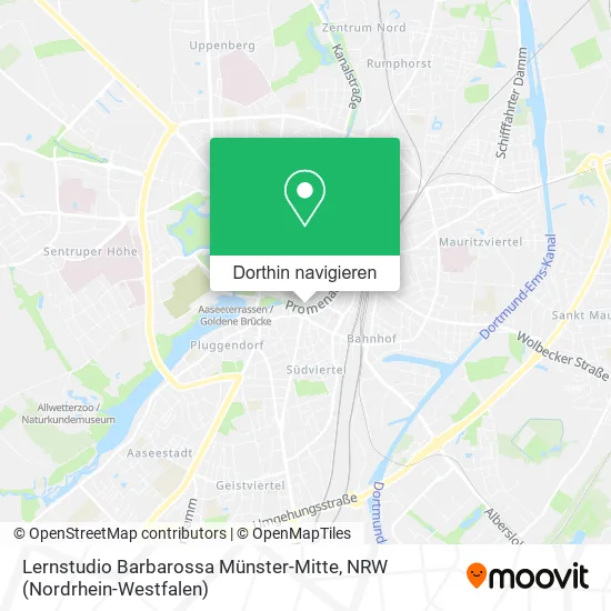 Lernstudio Barbarossa Münster-Mitte Karte