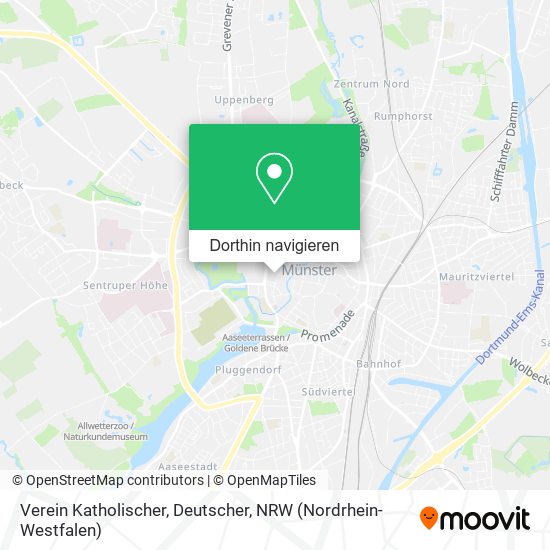 Verein Katholischer, Deutscher Karte