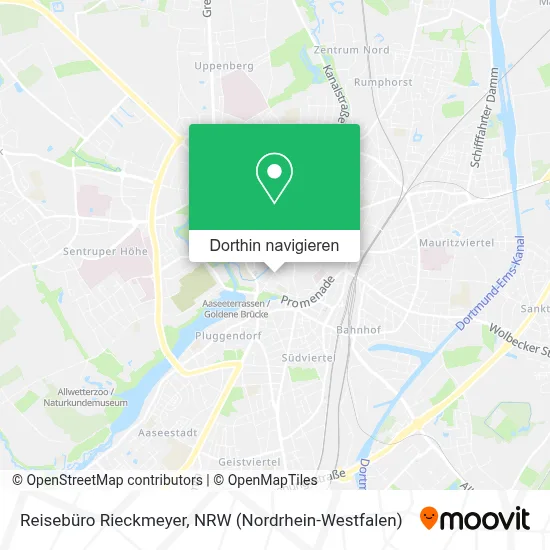 Reisebüro Rieckmeyer Karte