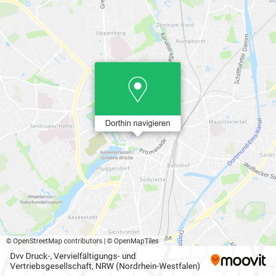Dvv Druck-, Vervielfältigungs- und Vertriebsgesellschaft Karte
