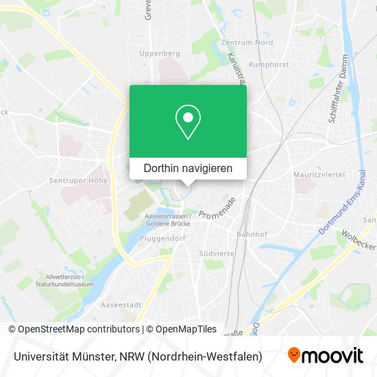 Universität Münster Karte