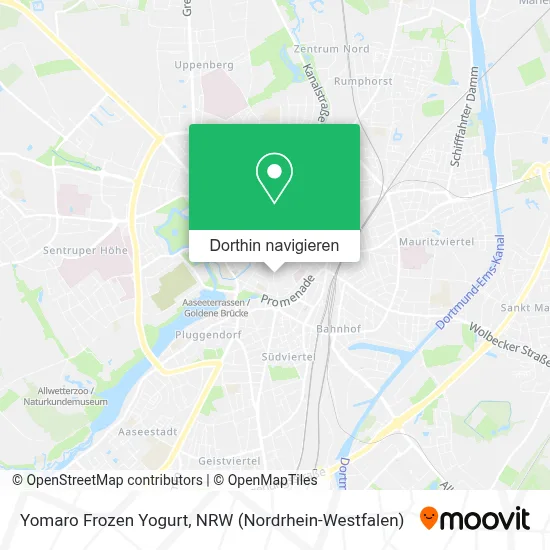 Yomaro Frozen Yogurt Karte