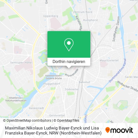 Maximilian Nikolaus Ludwig Bayer-Eynck und Lisa Franziska Bayer-Eynck Karte