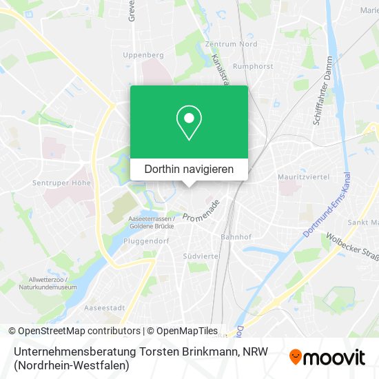 Unternehmensberatung Torsten Brinkmann Karte