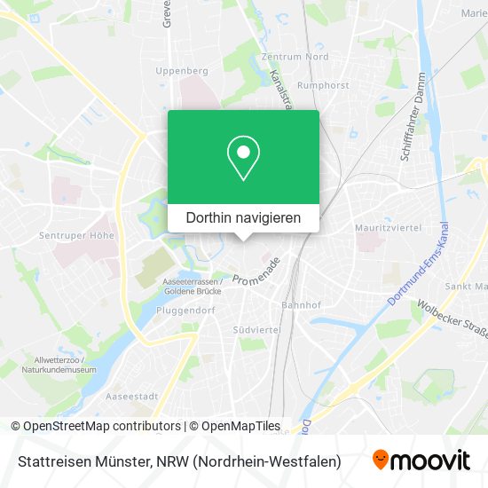 Stattreisen Münster Karte