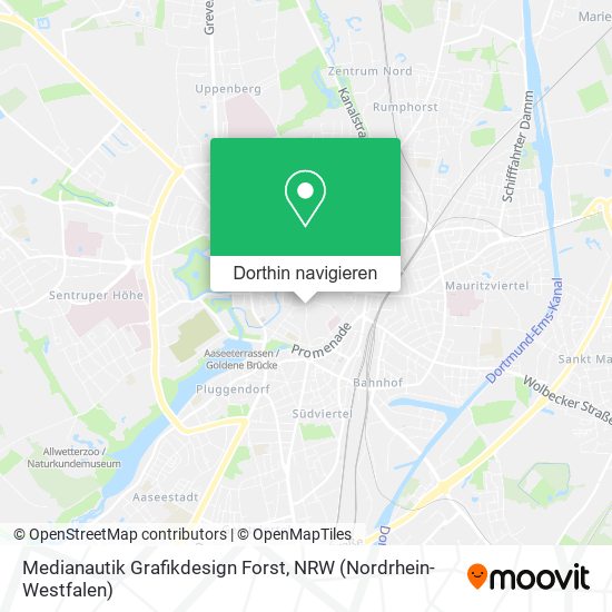 Medianautik Grafikdesign Forst Karte