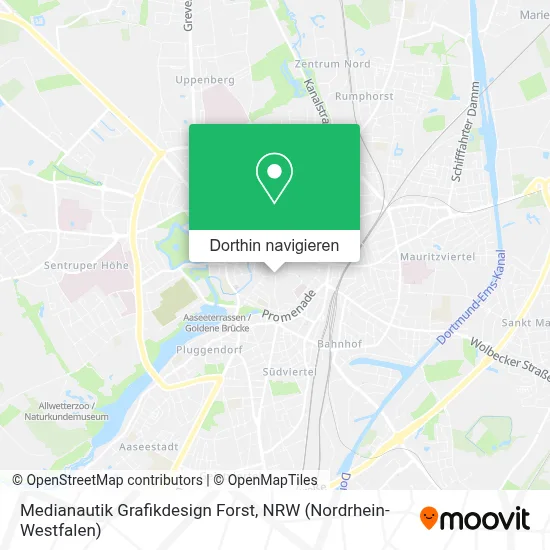 Medianautik Grafikdesign Forst Karte