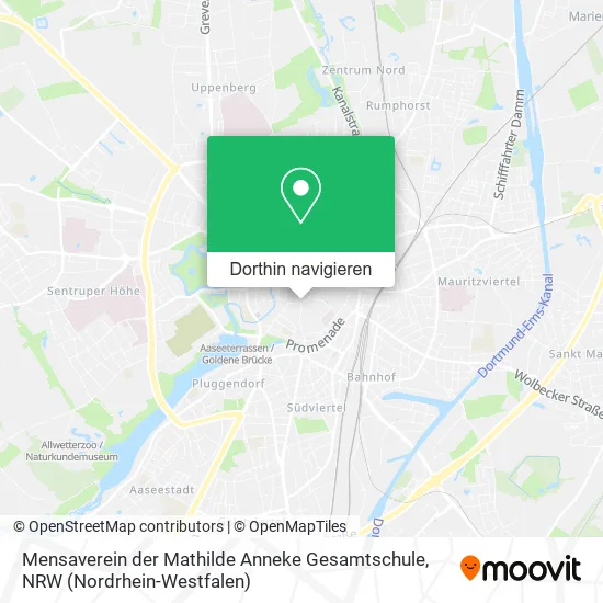 Mensaverein der Mathilde Anneke Gesamtschule Karte