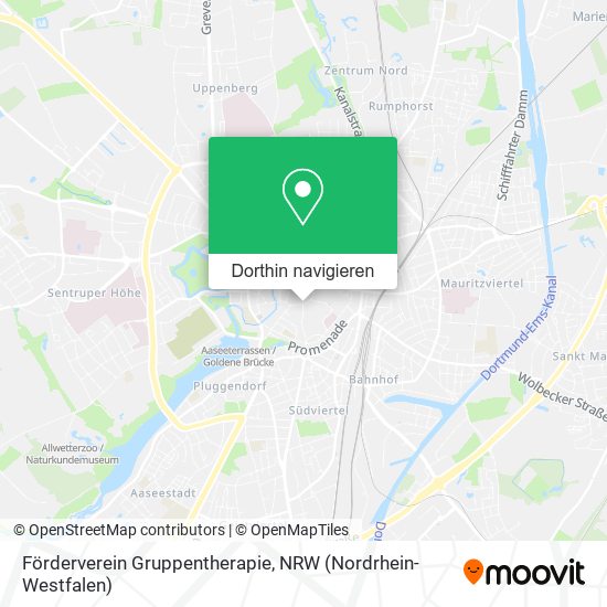 Förderverein Gruppentherapie Karte