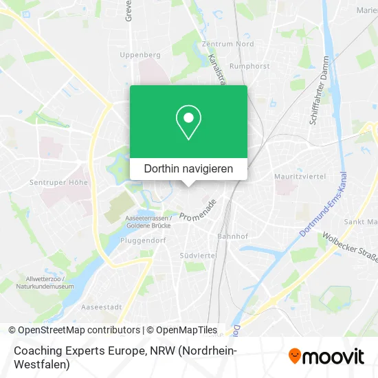 Coaching Experts Europe Karte