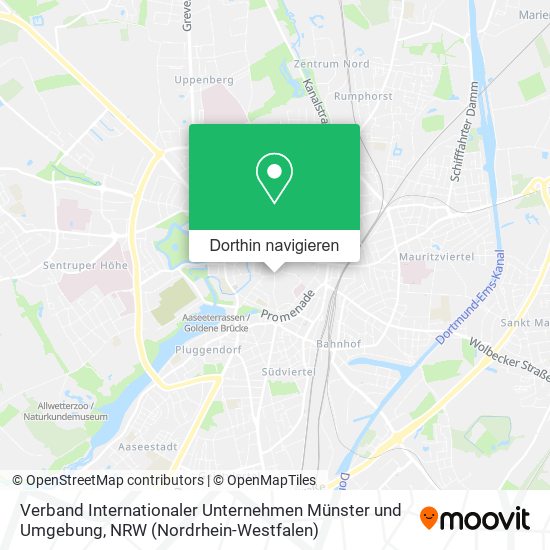 Verband Internationaler Unternehmen Münster und Umgebung Karte
