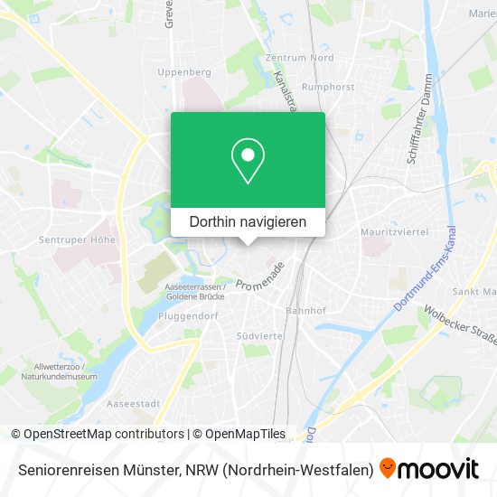 Seniorenreisen Münster Karte