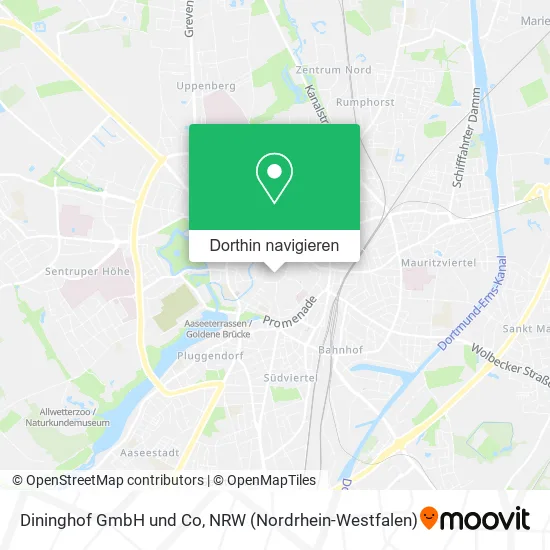 Dininghof GmbH und Co Karte