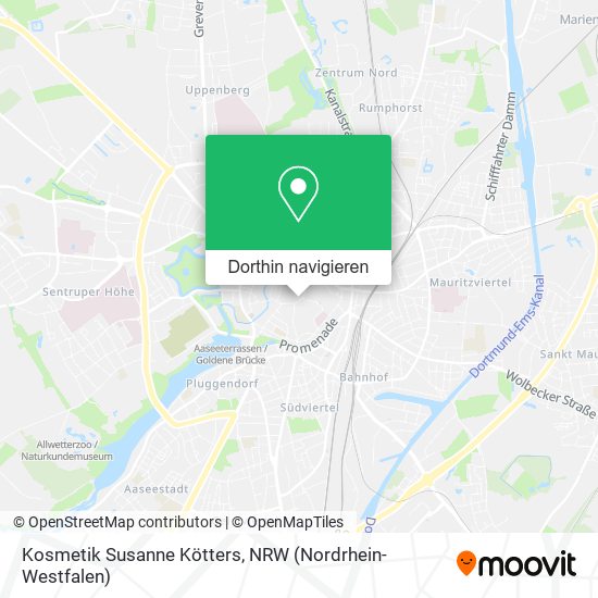 Kosmetik Susanne Kötters Karte