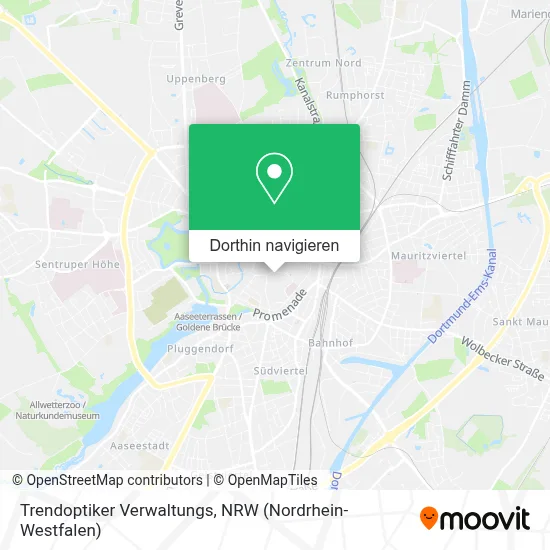 Trendoptiker Verwaltungs Karte