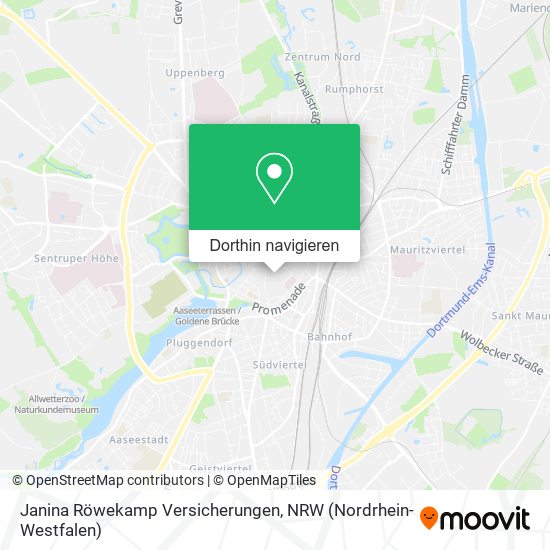 Janina Röwekamp Versicherungen Karte