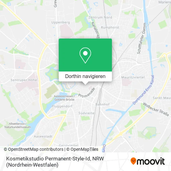 Kosmetikstudio Permanent-Style-Id Karte