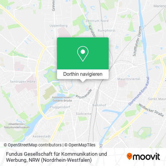 Fundus Gesellschaft für Kommunikation und Werbung Karte