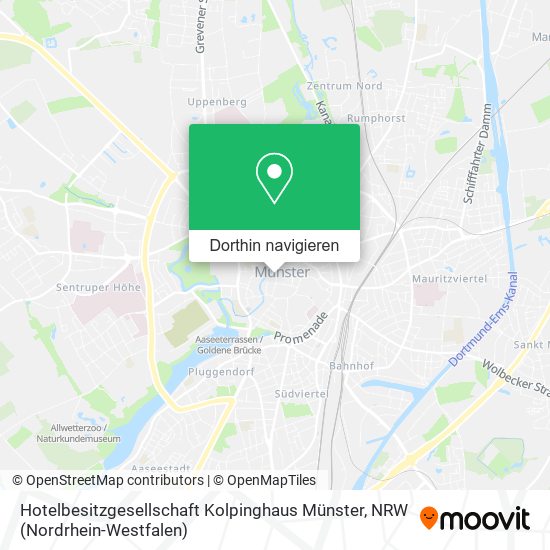 Hotelbesitzgesellschaft Kolpinghaus Münster Karte