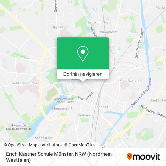 Erich Kästner Schule Münster Karte