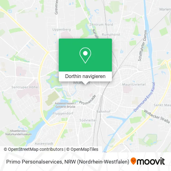 Primo Personalservices Karte