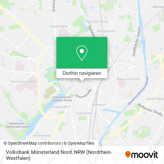 Volksbank Münsterland Nord Karte