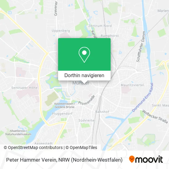 Peter Hammer Verein Karte