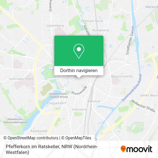 Pfefferkorn im Ratskeller Karte