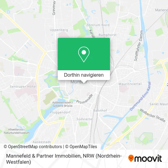 Mannefeld & Partner Immobilien Karte