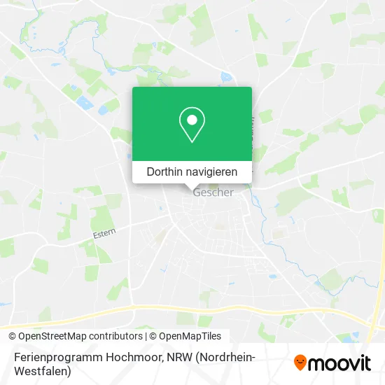 Ferienprogramm Hochmoor Karte