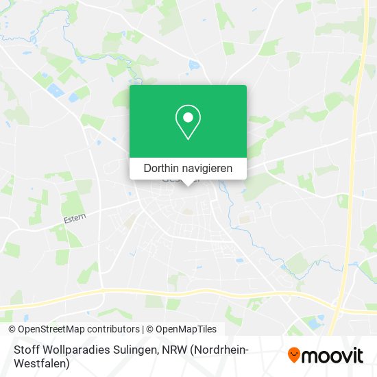 Stoff Wollparadies Sulingen Karte