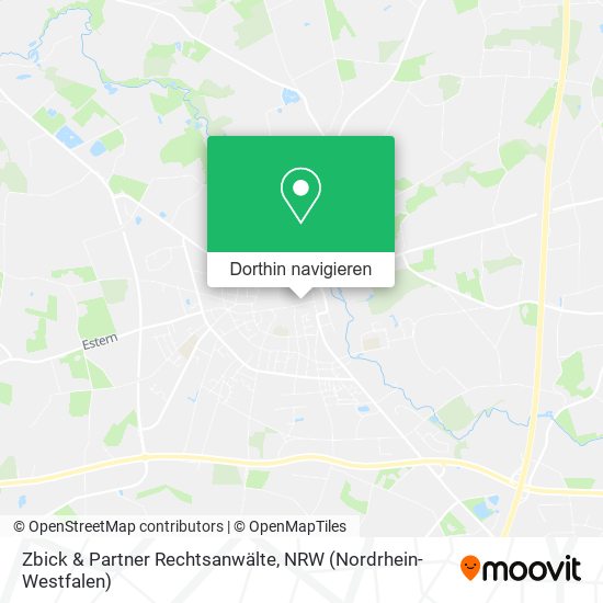 Zbick & Partner Rechtsanwälte Karte