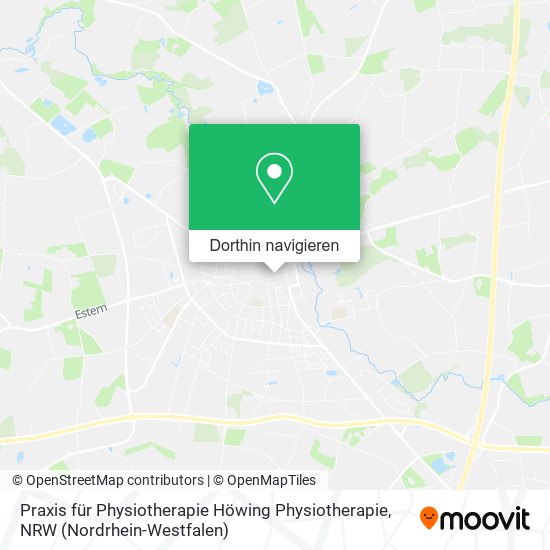 Praxis für Physiotherapie Höwing Physiotherapie Karte