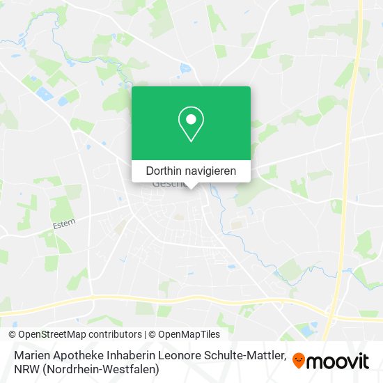 Marien Apotheke Inhaberin Leonore Schulte-Mattler Karte